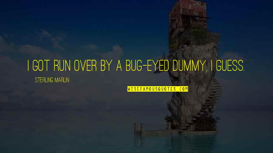 Decunhas Quotes By Sterling Marlin: I got run over by a bug-eyed dummy,
