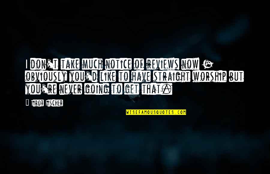 Deep Childhood Memories Quotes By Tibor Fischer: I don't take much notice of reviews now
