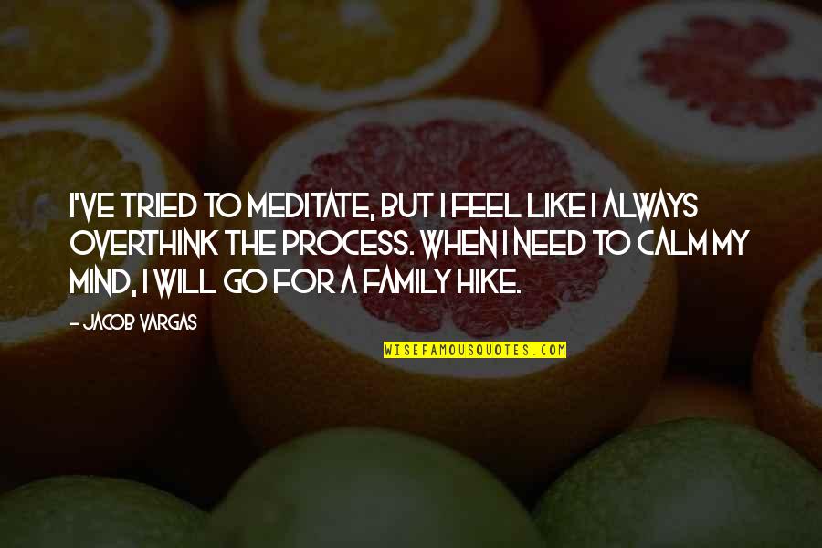 Deep Meaningful Christmas Quotes By Jacob Vargas: I've tried to meditate, but I feel like Deep Meaningful Christmas Quotes By Jacob Vargas: I've tried to meditate, but I feel like