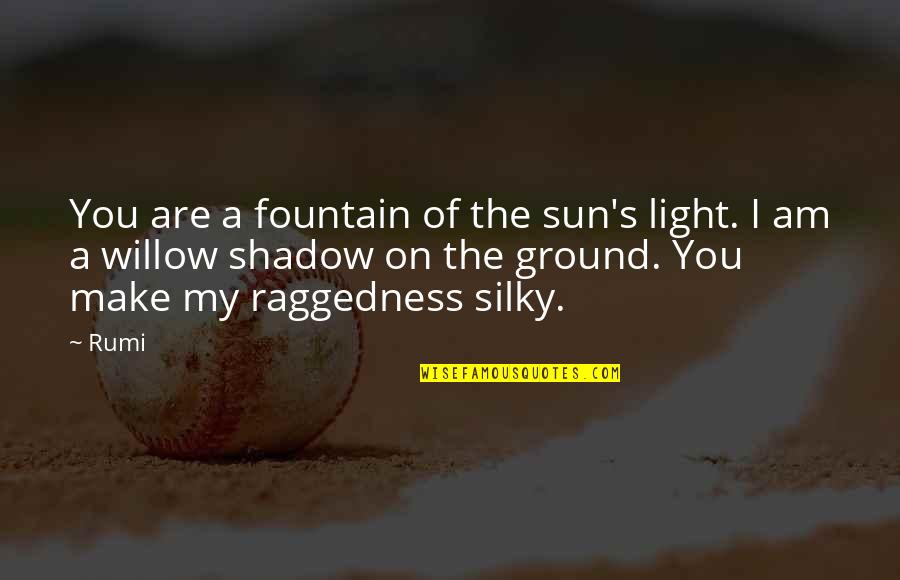 Deep Relationships Life Lesson Quotes By Rumi: You are a fountain of the sun's light.