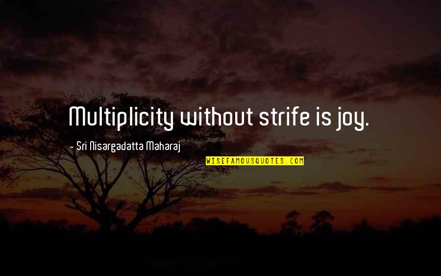 Deepavali Funny Quotes By Sri Nisargadatta Maharaj: Multiplicity without strife is joy. Deepavali Funny Quotes By Sri Nisargadatta Maharaj: Multiplicity without strife is joy.