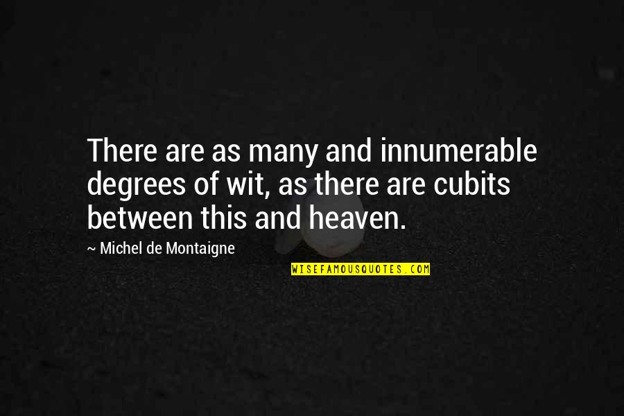 Defelice St Quotes By Michel De Montaigne: There are as many and innumerable degrees of Defelice St Quotes By Michel De Montaigne: There are as many and innumerable degrees of
