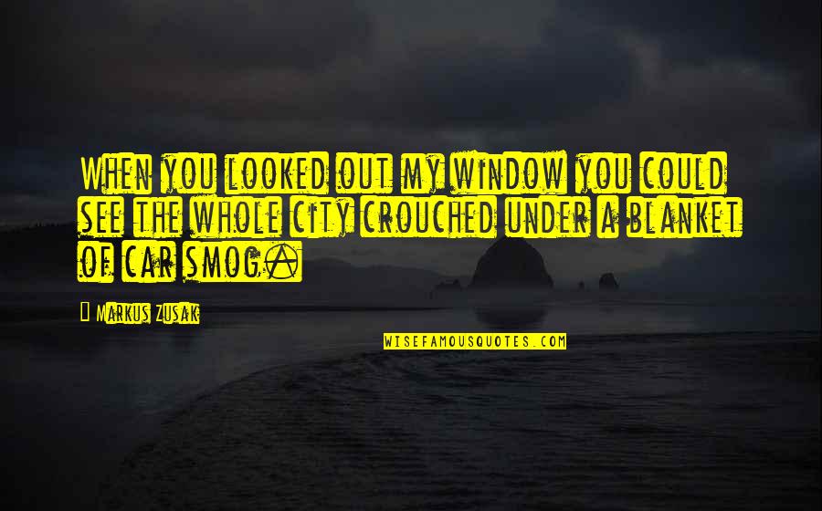 Defiance Cj Redwine Quotes By Markus Zusak: When you looked out my window you could