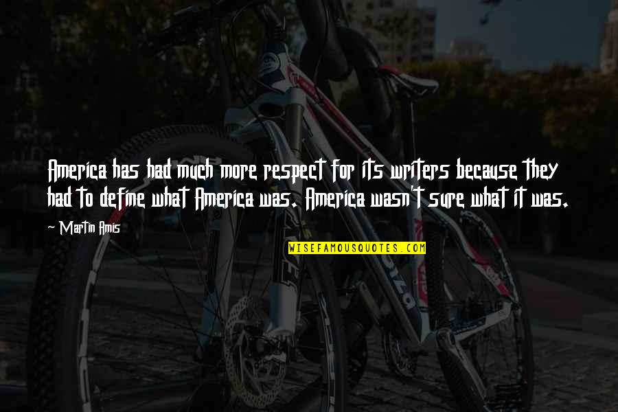 Define Respect Quotes By Martin Amis: America has had much more respect for its Define Respect Quotes By Martin Amis: America has had much more respect for its