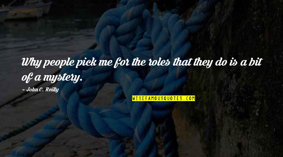 Deformidades Da Quotes By John C. Reilly: Why people pick me for the roles that Deformidades Da Quotes By John C. Reilly: Why people pick me for the roles that