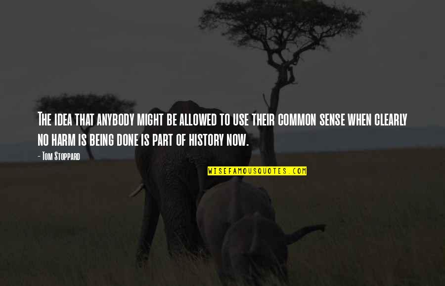 Degarimore Morro Quotes By Tom Stoppard: The idea that anybody might be allowed to Degarimore Morro Quotes By Tom Stoppard: The idea that anybody might be allowed to