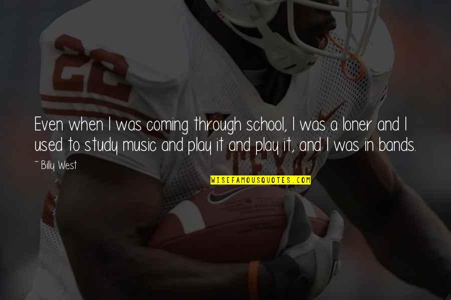 Degennaro Vincent Quotes By Billy West: Even when I was coming through school, I Degennaro Vincent Quotes By Billy West: Even when I was coming through school, I