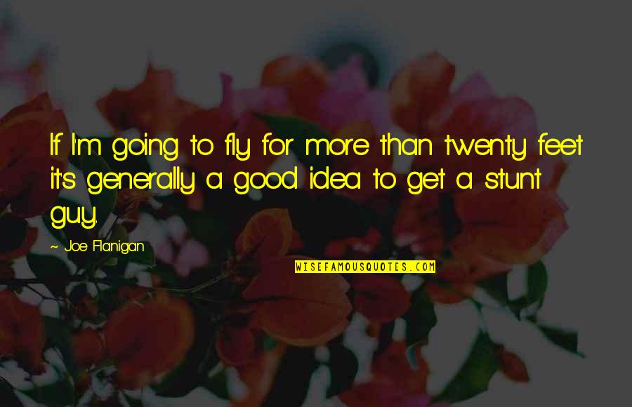 Degerli K Pek Quotes By Joe Flanigan: If I'm going to fly for more than