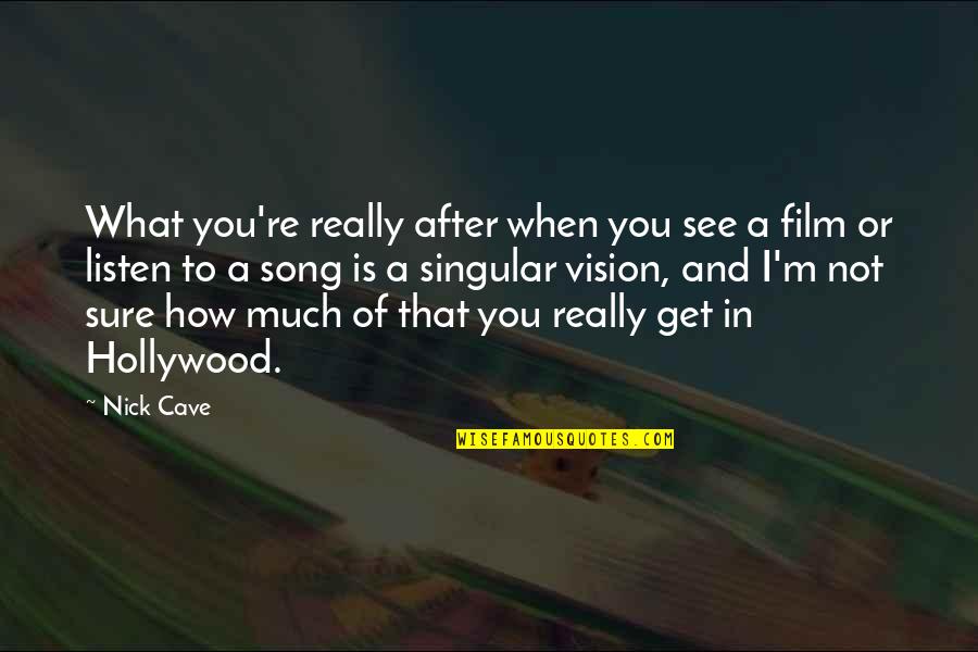 Dehlin Quotes By Nick Cave: What you're really after when you see a Dehlin Quotes By Nick Cave: What you're really after when you see a