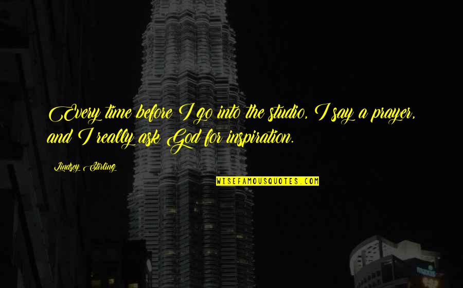 Dejonge Mustard Quotes By Lindsey Stirling: Every time before I go into the studio, Dejonge Mustard Quotes By Lindsey Stirling: Every time before I go into the studio,
