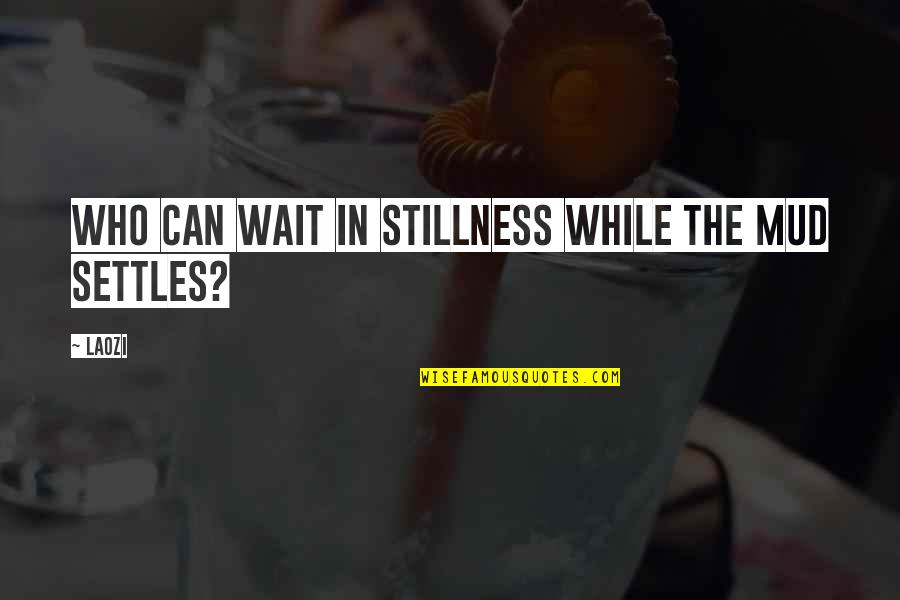 Dekatron Quotes By Laozi: Who can wait in stillness while the mud
