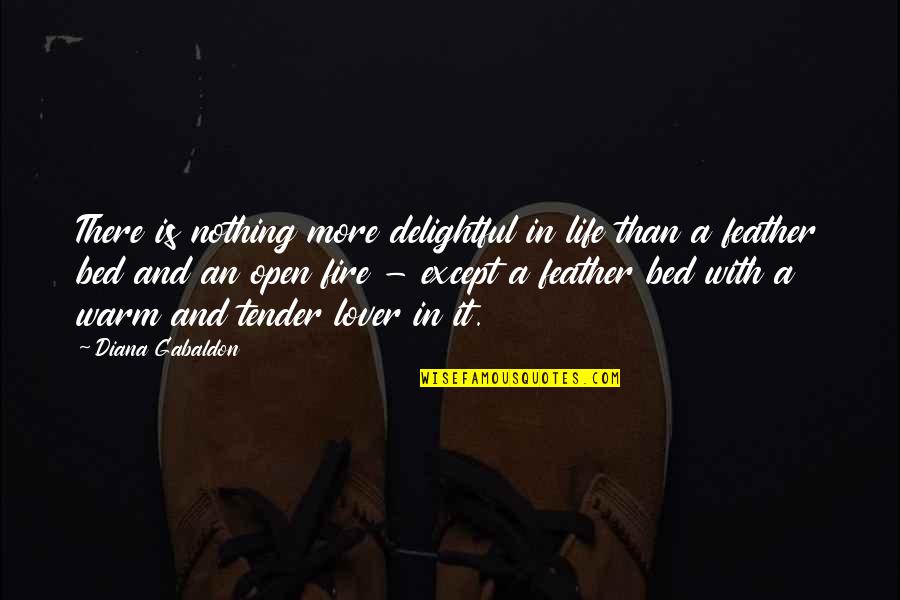 Deklination Quotes By Diana Gabaldon: There is nothing more delightful in life than