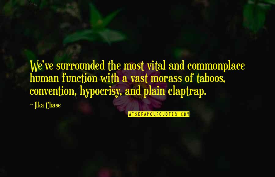 Delabre Delabre Quotes By Ilka Chase: We've surrounded the most vital and commonplace human
