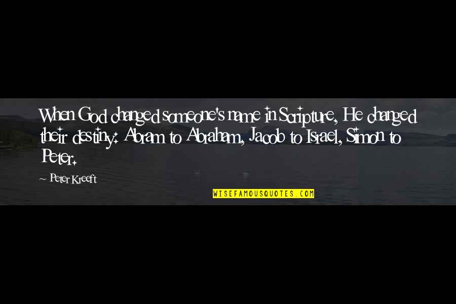 Delagrange Landscaping Quotes By Peter Kreeft: When God changed someone's name in Scripture, He Delagrange Landscaping Quotes By Peter Kreeft: When God changed someone's name in Scripture, He
