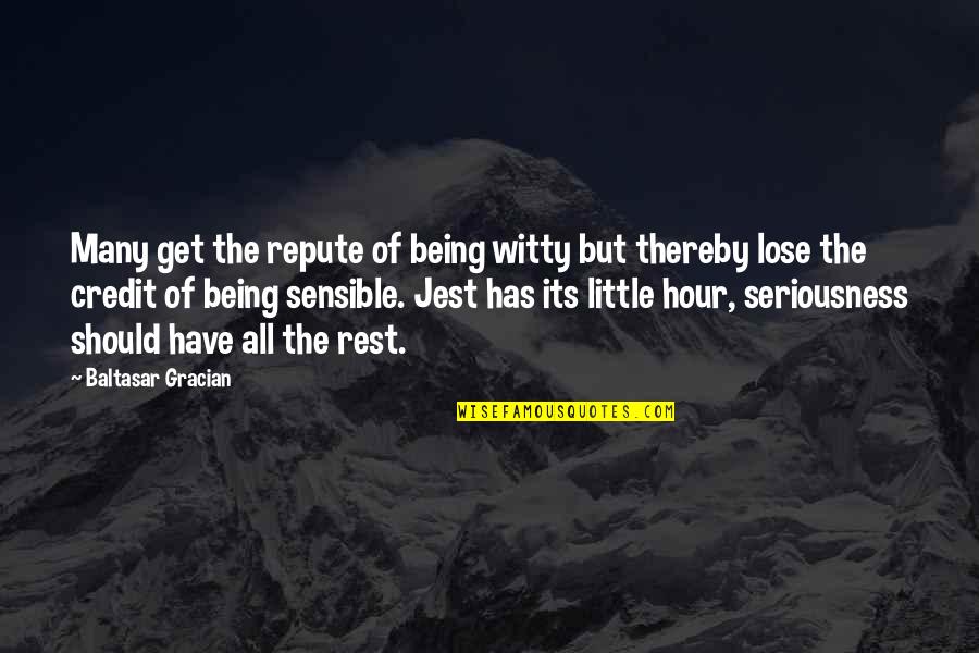 Deleonardis Quilts Quotes By Baltasar Gracian: Many get the repute of being witty but Deleonardis Quilts Quotes By Baltasar Gracian: Many get the repute of being witty but