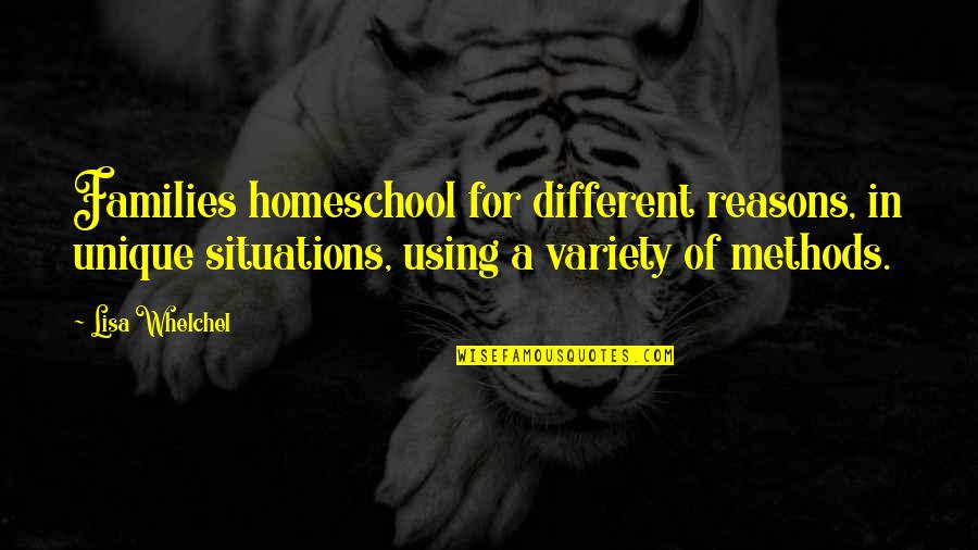 Delfosse Vineyard Quotes By Lisa Whelchel: Families homeschool for different reasons, in unique situations, Delfosse Vineyard Quotes By Lisa Whelchel: Families homeschool for different reasons, in unique situations,