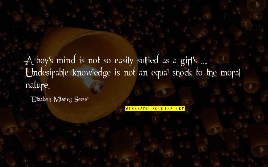 Delirium Alex And Lena Quotes By Elizabeth Missing Sewell: A boy's mind is not so easily sullied