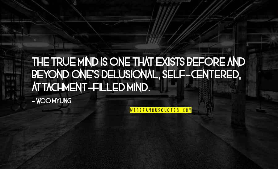 Delusional Quotes By Woo Myung: The true Mind is one that exists before