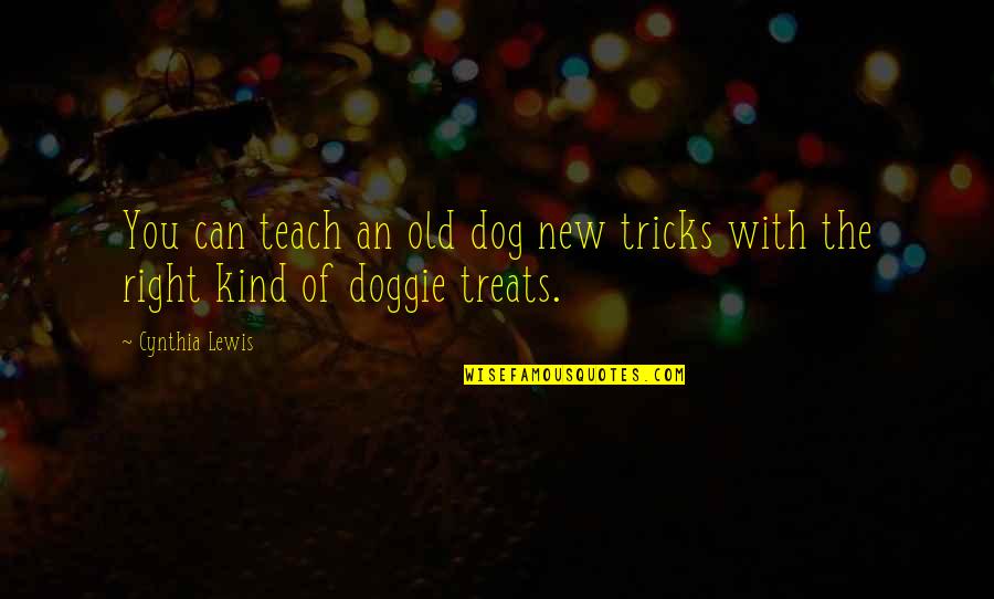 Demander Accepter Quotes By Cynthia Lewis: You can teach an old dog new tricks