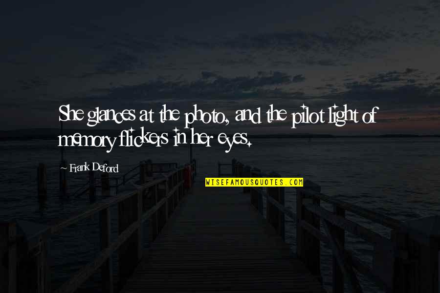 Demj N Ferenc Quotes By Frank Deford: She glances at the photo, and the pilot