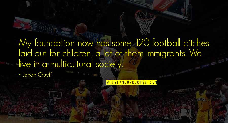 Demlenirken Quotes By Johan Cruyff: My foundation now has some 120 football pitches Demlenirken Quotes By Johan Cruyff: My foundation now has some 120 football pitches