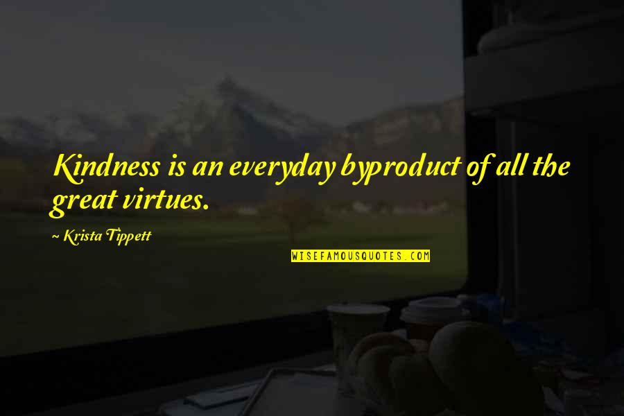 Demoyne Quotes By Krista Tippett: Kindness is an everyday byproduct of all the