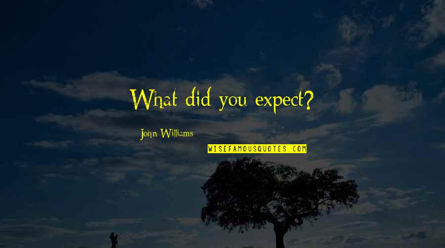 Demythologising Quotes By John Williams: What did you expect?
