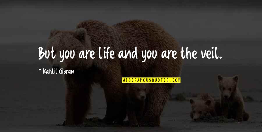 Denis Peloton Quotes By Kahlil Gibran: But you are life and you are the