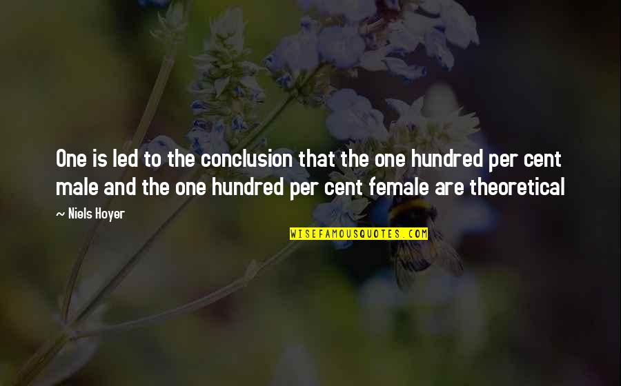 Denitsa Sur Quotes By Niels Hoyer: One is led to the conclusion that the Denitsa Sur Quotes By Niels Hoyer: One is led to the conclusion that the