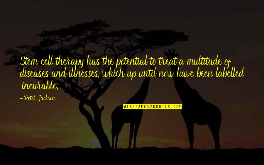 Denmat Sol Quotes By Peter Jackson: Stem cell therapy has the potential to treat