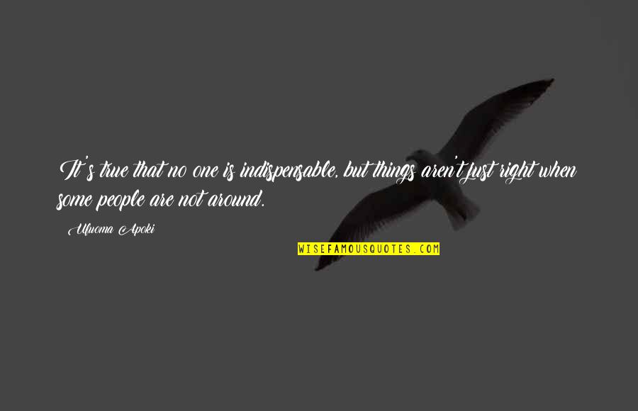 Dennis Hopper Hoosiers Quotes By Ufuoma Apoki: It's true that no one is indispensable, but Dennis Hopper Hoosiers Quotes By Ufuoma Apoki: It's true that no one is indispensable, but