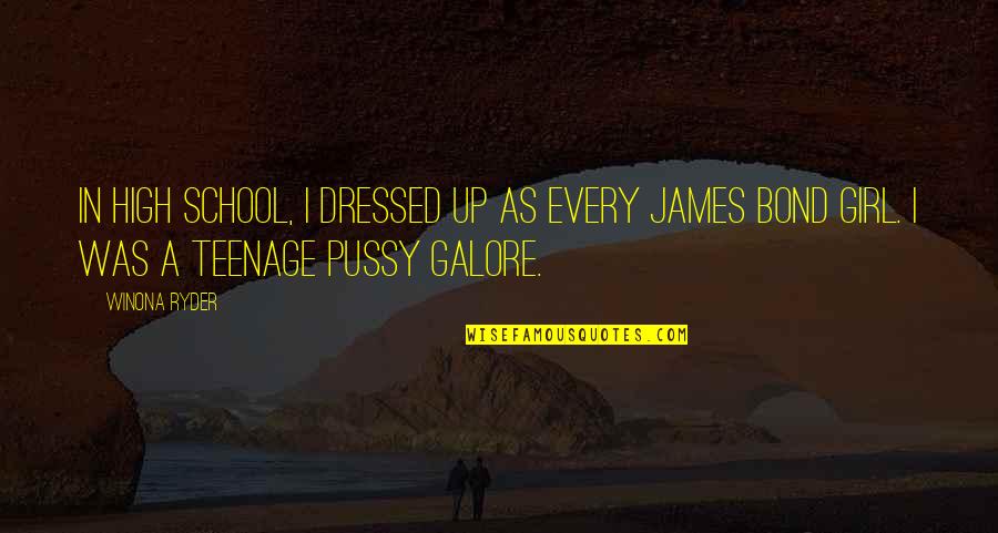 Depledge And Wood Quotes By Winona Ryder: In high school, I dressed up as every