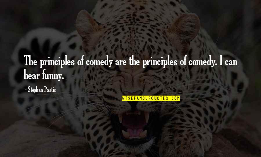 Deponer Quotes By Stephan Pastis: The principles of comedy are the principles of