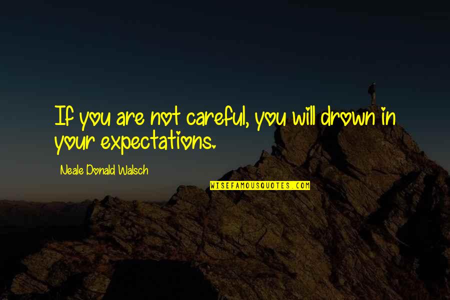 Deposed Legal Quotes By Neale Donald Walsch: If you are not careful, you will drown