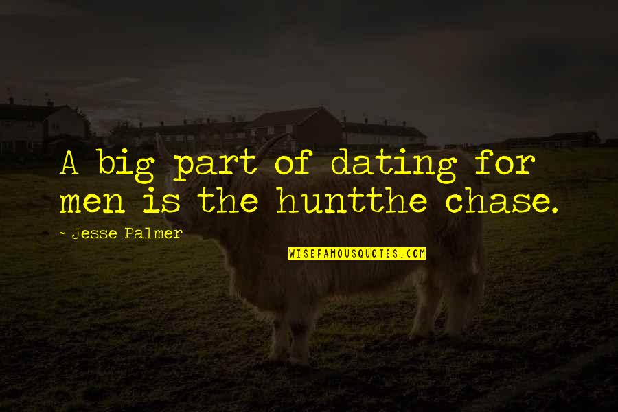 Derides Clue Quotes By Jesse Palmer: A big part of dating for men is