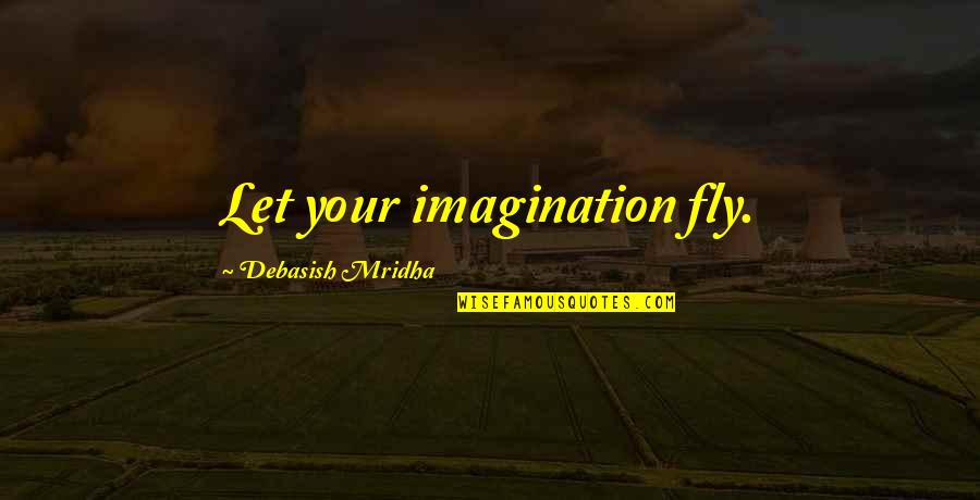 Derjenige Grammatik Quotes By Debasish Mridha: Let your imagination fly.
