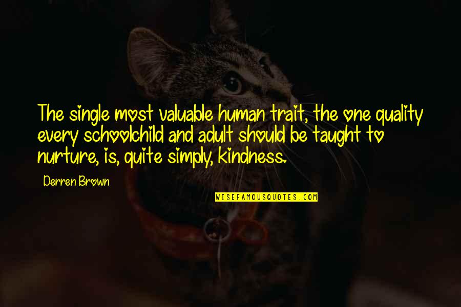 Derren Brown Quotes By Derren Brown: The single most valuable human trait, the one