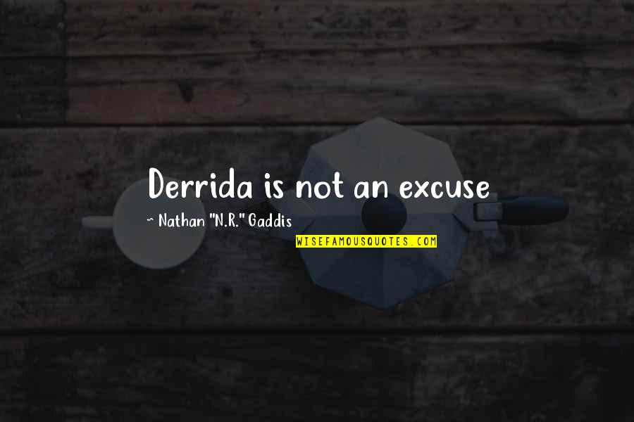 Derrida's Quotes By Nathan 