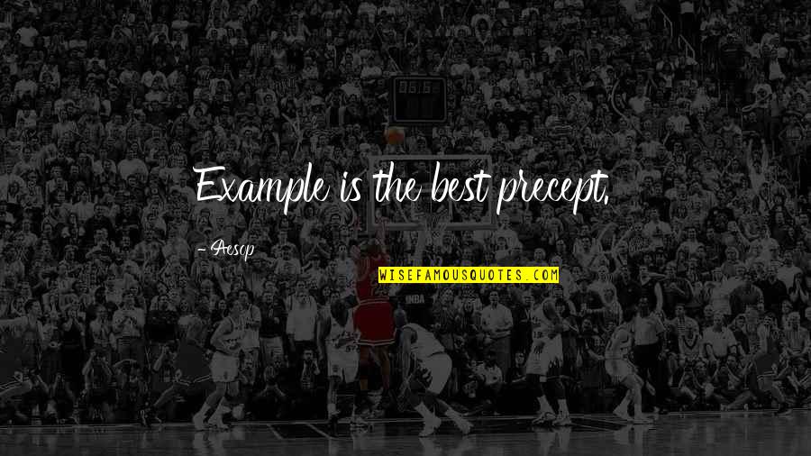 Deseable Letra Quotes By Aesop: Example is the best precept. Deseable Letra Quotes By Aesop: Example is the best precept.