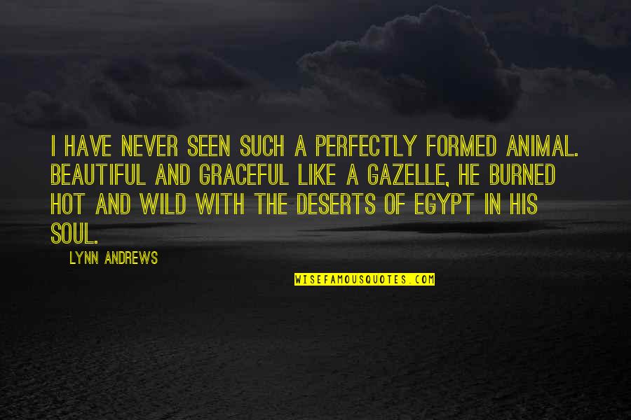 Deserts Quotes By Lynn Andrews: I have never seen such a perfectly formed