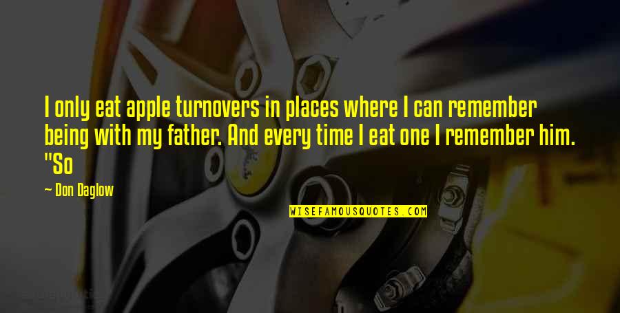 Deshabille Watson Quotes By Don Daglow: I only eat apple turnovers in places where