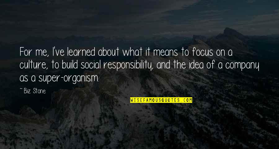 Deshayes Quotes By Biz Stone: For me, I've learned about what it means