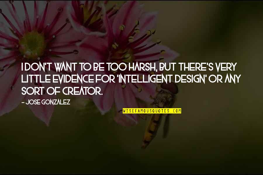 Design Your Own Quotes By Jose Gonzalez: I don't want to be too harsh, but