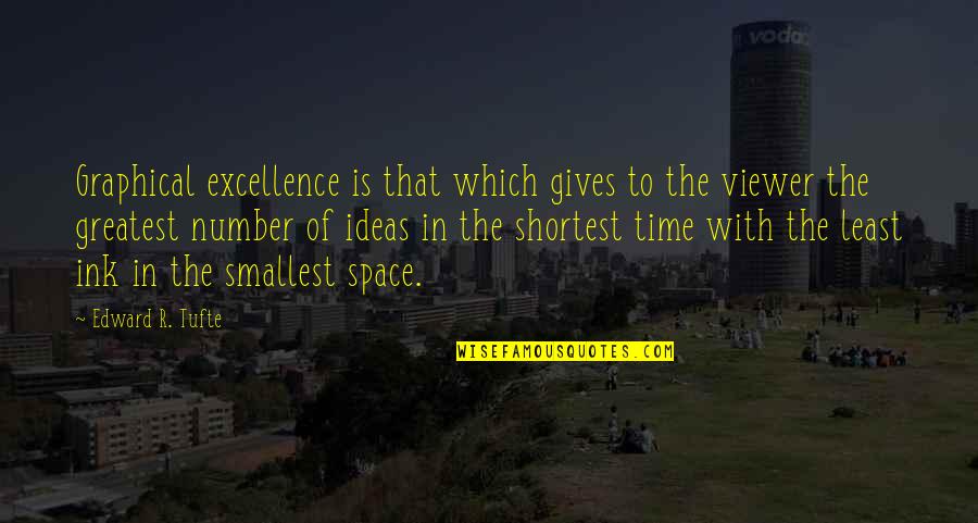 Design Your Space Quotes By Edward R. Tufte: Graphical excellence is that which gives to the