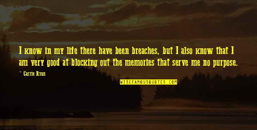 Desmayar Definicion Quotes By Carrie Ryan: I know in my life there have been