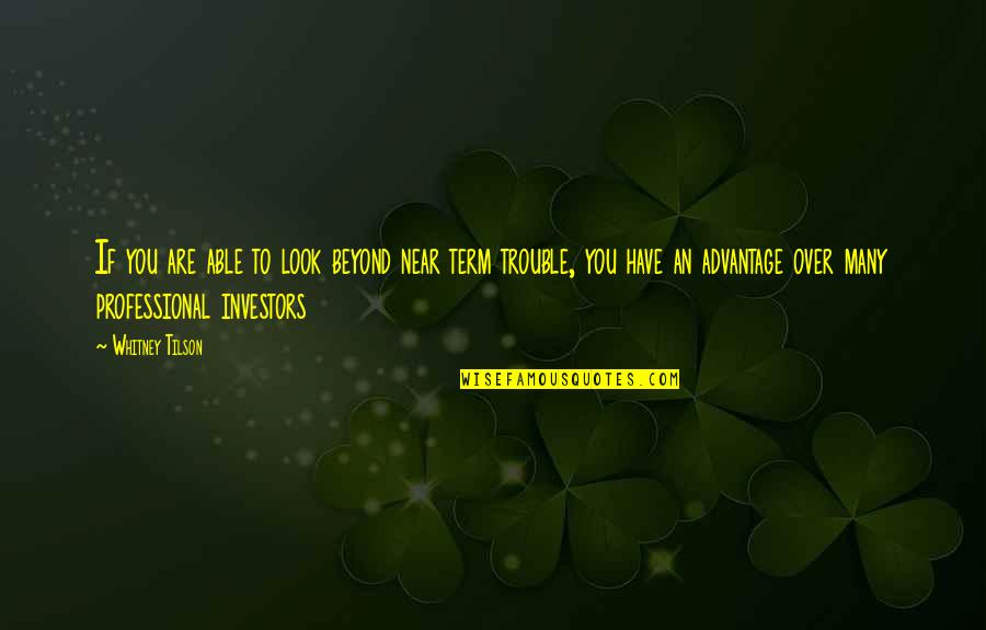 Despegar Quotes By Whitney Tilson: If you are able to look beyond near