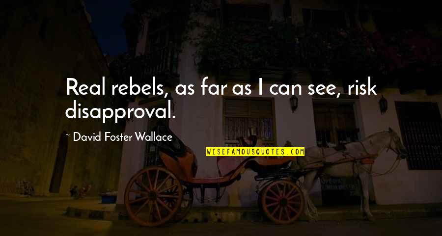 Despidos Por Quotes By David Foster Wallace: Real rebels, as far as I can see, Despidos Por Quotes By David Foster Wallace: Real rebels, as far as I can see,