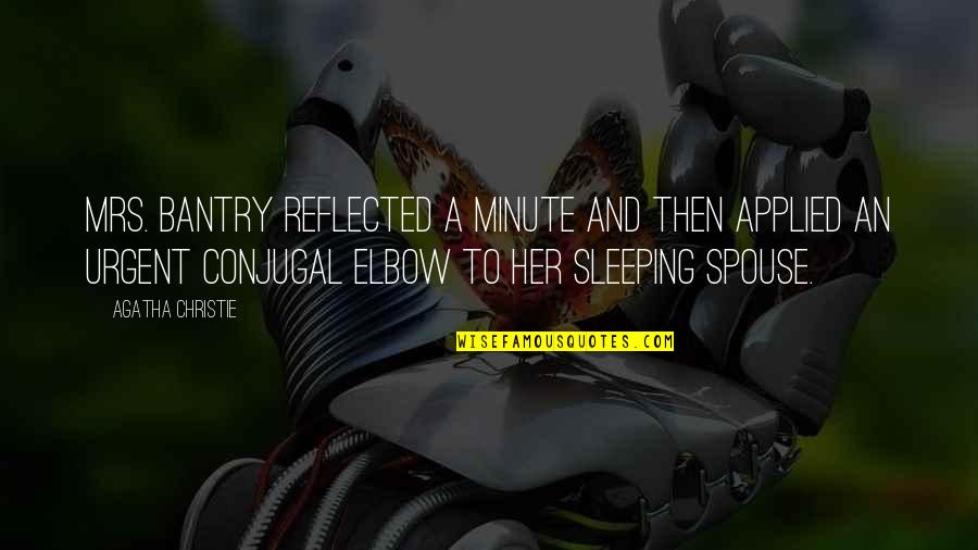 Desserts And Stressed Quotes By Agatha Christie: Mrs. Bantry reflected a minute and then applied