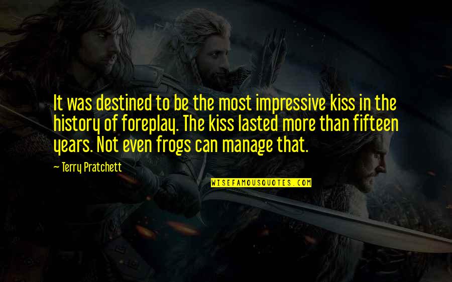 Destined To Be Quotes By Terry Pratchett: It was destined to be the most impressive Destined To Be Quotes By Terry Pratchett: It was destined to be the most impressive