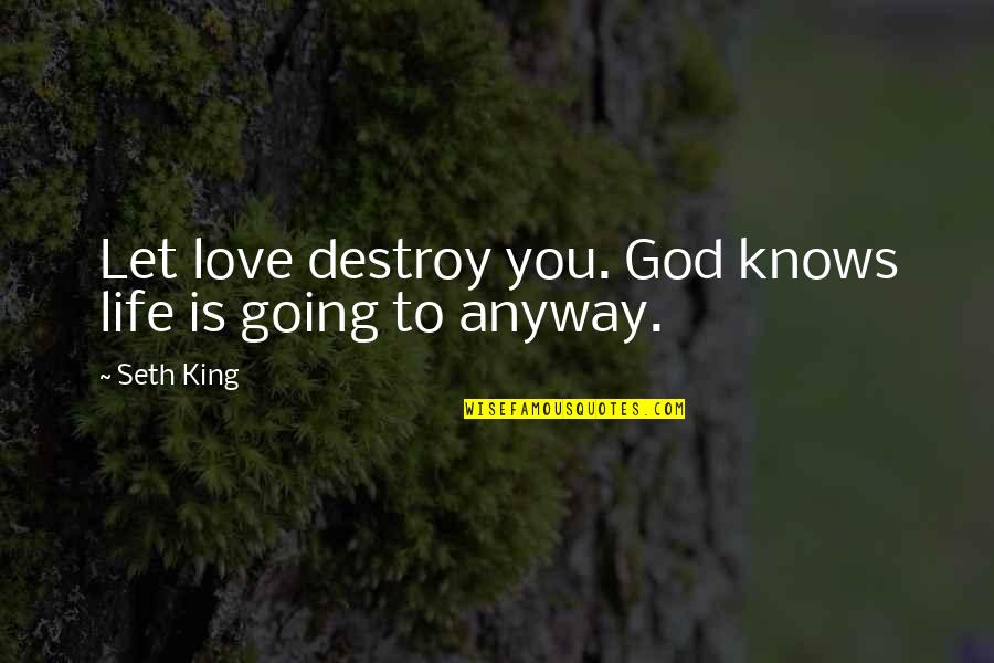 Destroy Life Quotes By Seth King: Let love destroy you. God knows life is